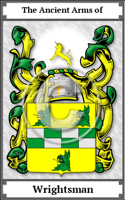 Wrightsman Family Crest Download (JPG) Book Plated - 600 DPI