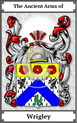 Wrigley Family Crest Download (JPG)  Book Plated - 150 DPI