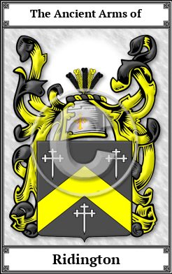 Ridington Family Crest Download (JPG)  Book Plated - 150 DPI