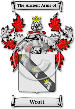 Wrott Family Crest Download (jpg) Legacy Series - 150 DPI