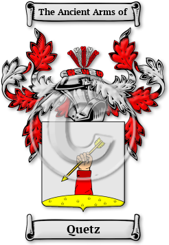 Quetz Family Crest Download (jpg) Legacy Series - 150 DPI