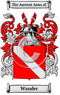 Wander Family Crest Download (JPG) Heritage Series - 600 DPI