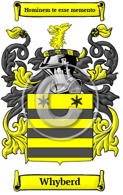 Whyberd Family Crest Download (JPG) Heritage Series - 600 DPI