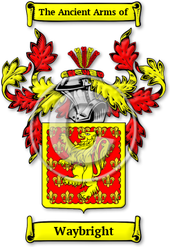 Waybright Family Crest Download (jpg) Legacy Series - 150 DPI