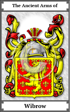 Wibrow Family Crest Download (JPG)  Book Plated - 150 DPI