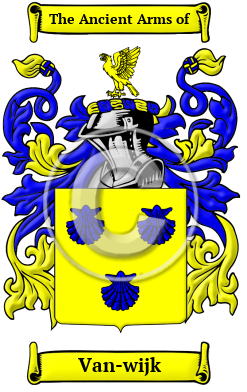 Van-wijk Family Crest Download (JPG) Heritage Series - 600 DPI