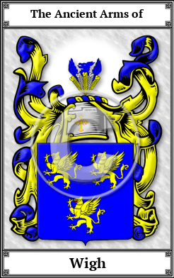 Wigh Family Crest Download (JPG)  Book Plated - 150 DPI