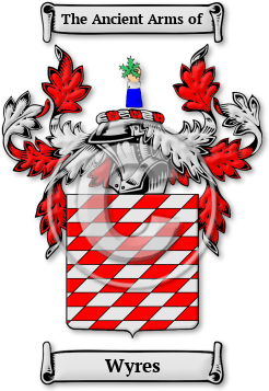 Wyres Family Crest Download (jpg) Legacy Series - 150 DPI