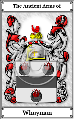 Whayman Family Crest Download (JPG)  Book Plated - 150 DPI