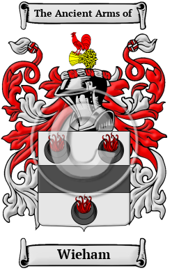 Wieham Family Crest/Coat of Arms