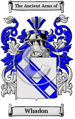 Whadon Family Crest/Coat of Arms