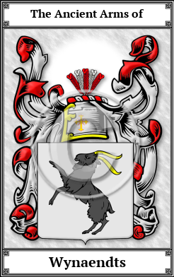 Wynaendts Family Crest Download (JPG)  Book Plated - 150 DPI