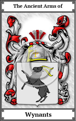 Wynants Family Crest Download (JPG) Book Plated - 600 DPI