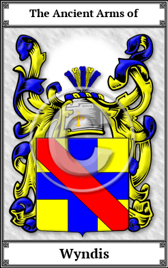 Wyndis Family Crest Download (JPG)  Book Plated - 150 DPI