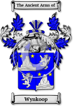 Wynkoop Family Crest Download (jpg) Legacy Series - 150 DPI