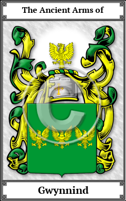 Gwynnind Family Crest Download (JPG)  Book Plated - 150 DPI