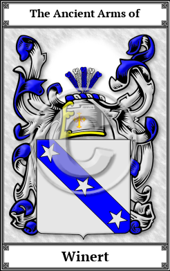 Winert Family Crest Download (JPG) Book Plated - 600 DPI