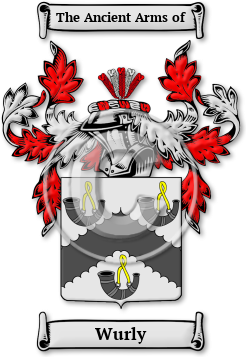 Wurly Family Crest Download (jpg) Legacy Series - 150 DPI