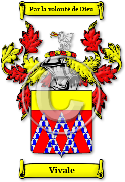 Vivale Family Crest Download (jpg) Legacy Series - 150 DPI