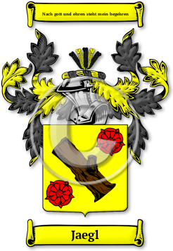 Jaegl Family Crest Download (jpg) Legacy Series - 150 DPI