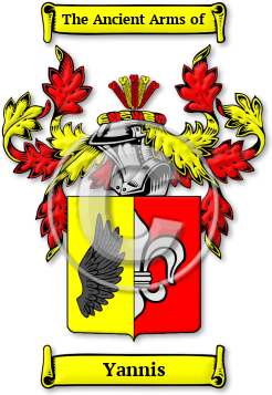 Yannis Family Crest Download (jpg) Legacy Series - 150 DPI