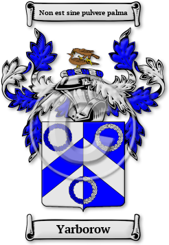 Yarborow Family Crest Download (jpg) Legacy Series - 150 DPI