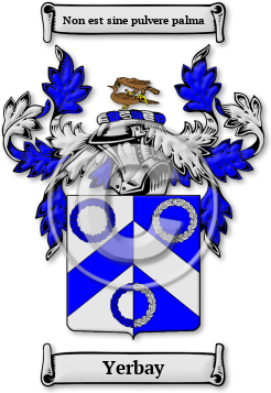 Yerbay Family Crest Download (jpg) Legacy Series - 150 DPI