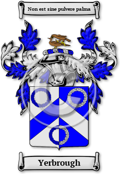 Yerbrough Family Crest Download (jpg) Legacy Series - 150 DPI