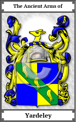 Yardeley Family Crest Download (JPG)  Book Plated - 150 DPI