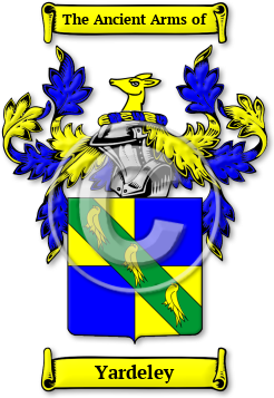 Yardeley Family Crest Download (jpg) Legacy Series - 150 DPI