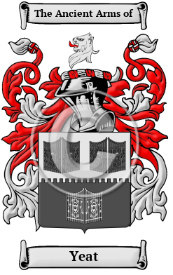 Yeat Family Crest/Coat of Arms