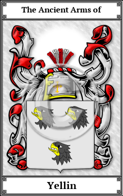 Yellin Family Crest Download (JPG)  Book Plated - 150 DPI