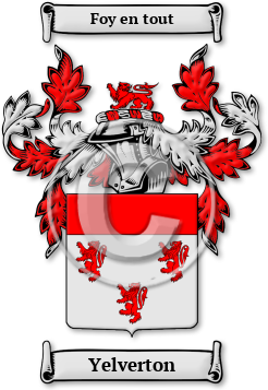 Yelverton Family Crest Download (jpg) Legacy Series - 150 DPI