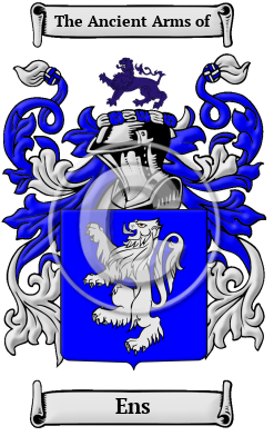 Ens Family Crest Download (JPG) Heritage Series - 600 DPI