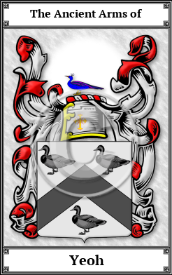 Yeoh Family Crest Download (JPG)  Book Plated - 150 DPI