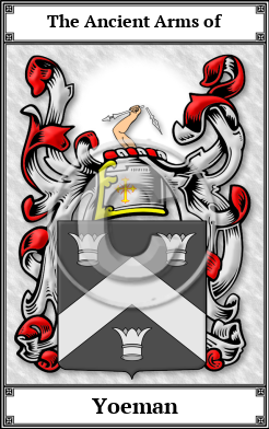 Yoeman Family Crest Download (JPG)  Book Plated - 150 DPI