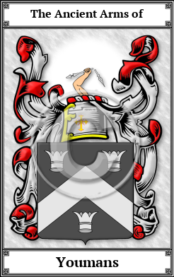 Youmans Family Crest Download (JPG)  Book Plated - 150 DPI