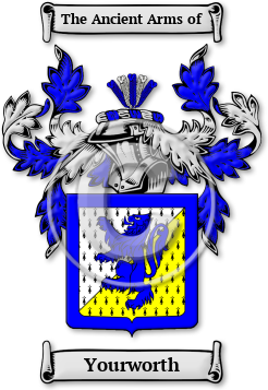 Yourworth Family Crest Download (jpg) Legacy Series - 150 DPI
