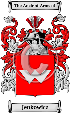Jenkowicz Family Crest Download (JPG) Heritage Series - 300 DPI