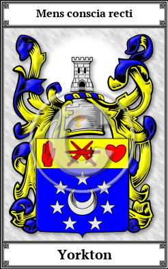 Yorkton Family Crest Download (JPG)  Book Plated - 150 DPI