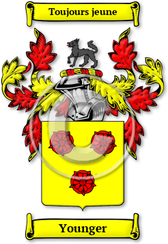 Younger Family Crest Download (jpg) Legacy Series - 150 DPI