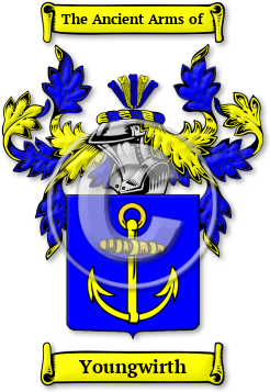 Youngwirth Family Crest Download (jpg) Legacy Series - 150 DPI