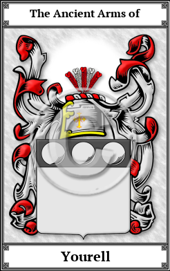 Yourell Family Crest Download (JPG) Book Plated - 600 DPI