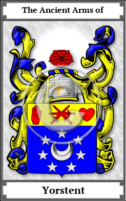 Yorstent Family Crest Download (JPG)  Book Plated - 150 DPI