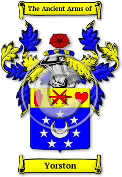 Yorston Family Crest Download (jpg) Legacy Series - 150 DPI