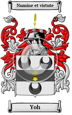 Yoh Family Crest/Coat of Arms