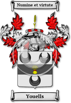 Youells Family Crest Download (jpg) Legacy Series - 150 DPI