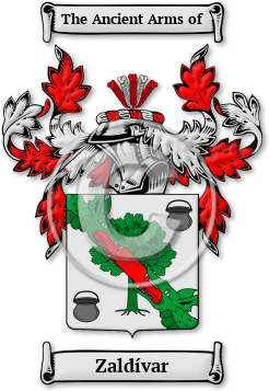 Zaldívar Family Crest Download (jpg) Legacy Series - 150 DPI