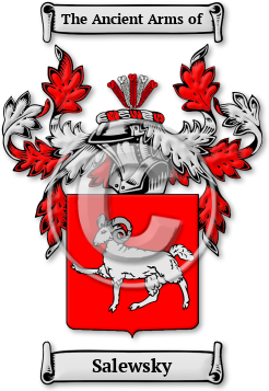 Salewsky Family Crest Download (jpg) Legacy Series - 150 DPI