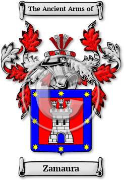 Zamaura Family Crest Download (jpg) Legacy Series - 150 DPI